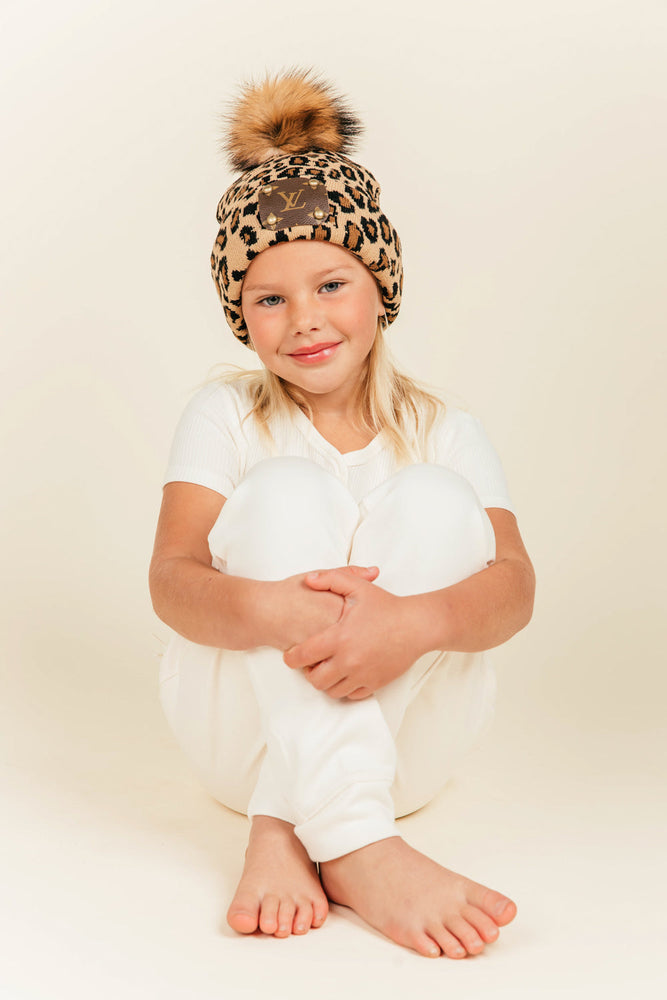 
                  
                    Leopard Pom Beanie for Kids
                  
                