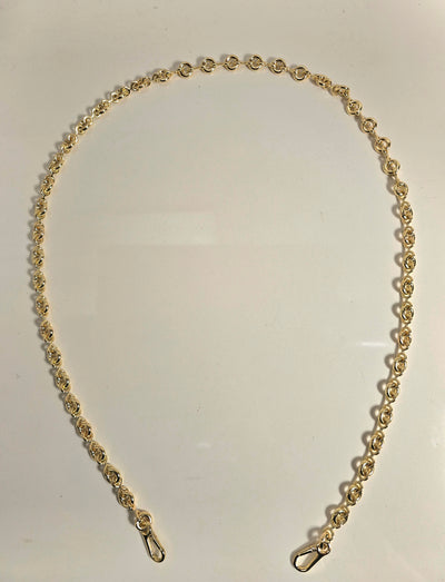 Round Chunky Gold Chain Strap