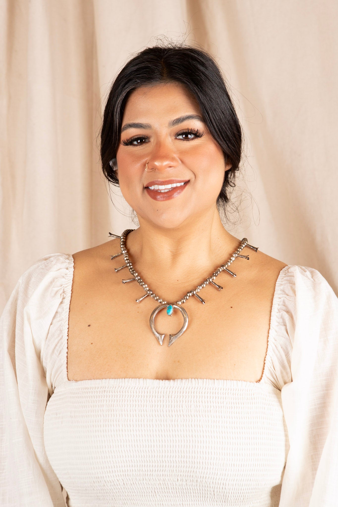 Kingman Turquoise Naja Dream Necklace