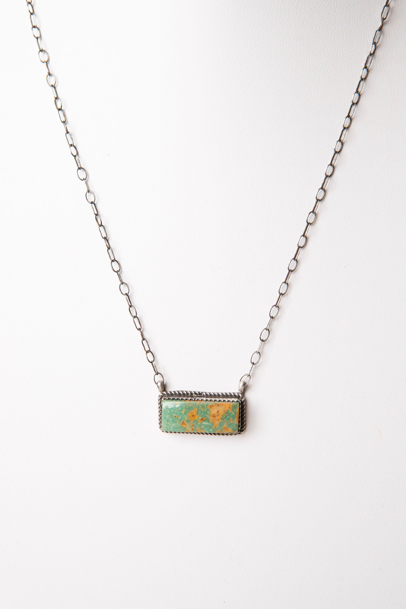 Sterling Silver Golden Vein Necklace