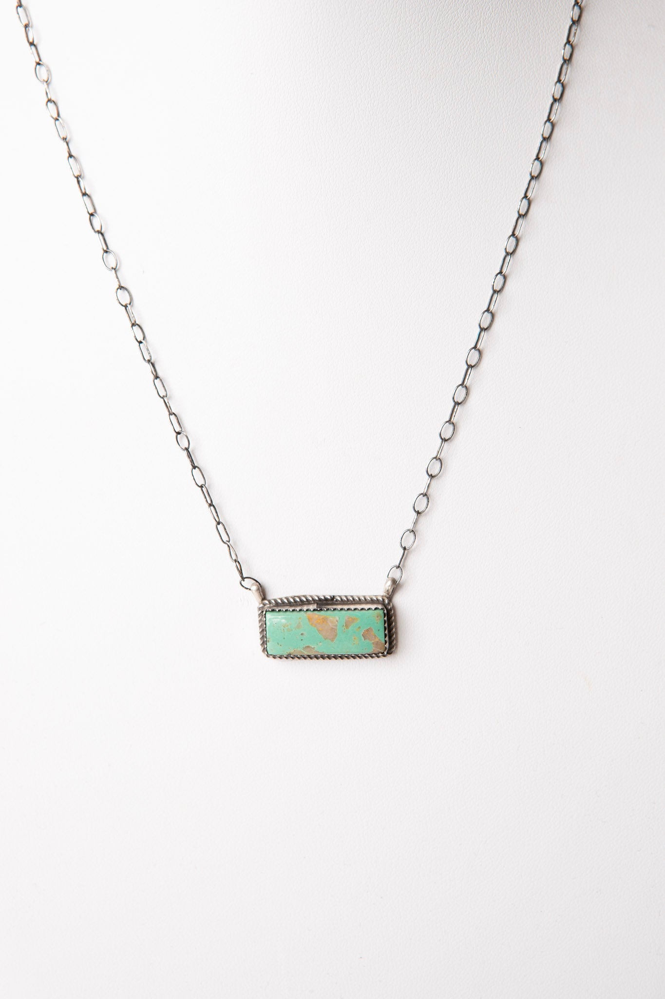 Sterling Silver Golden Vein Necklace