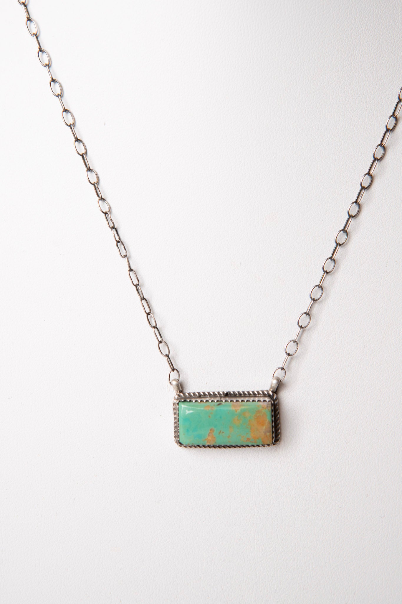 Sterling Silver Golden Vein Necklace