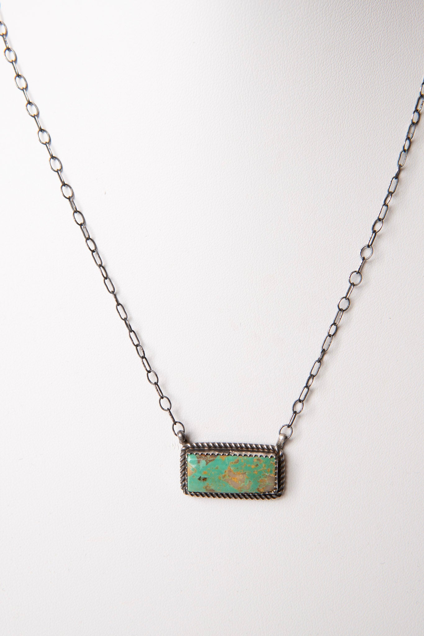 Sterling Silver Golden Vein Necklace