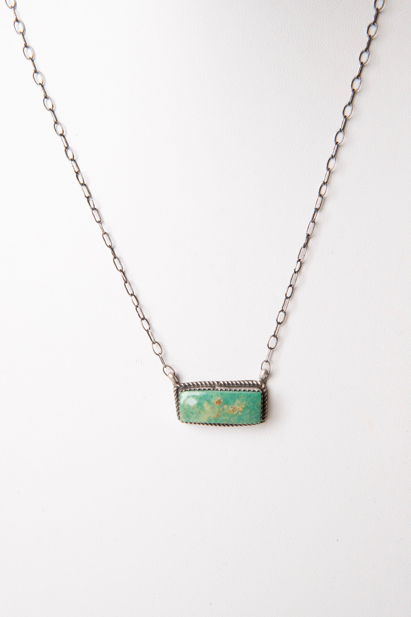 Sterling Silver Golden Vein Necklace