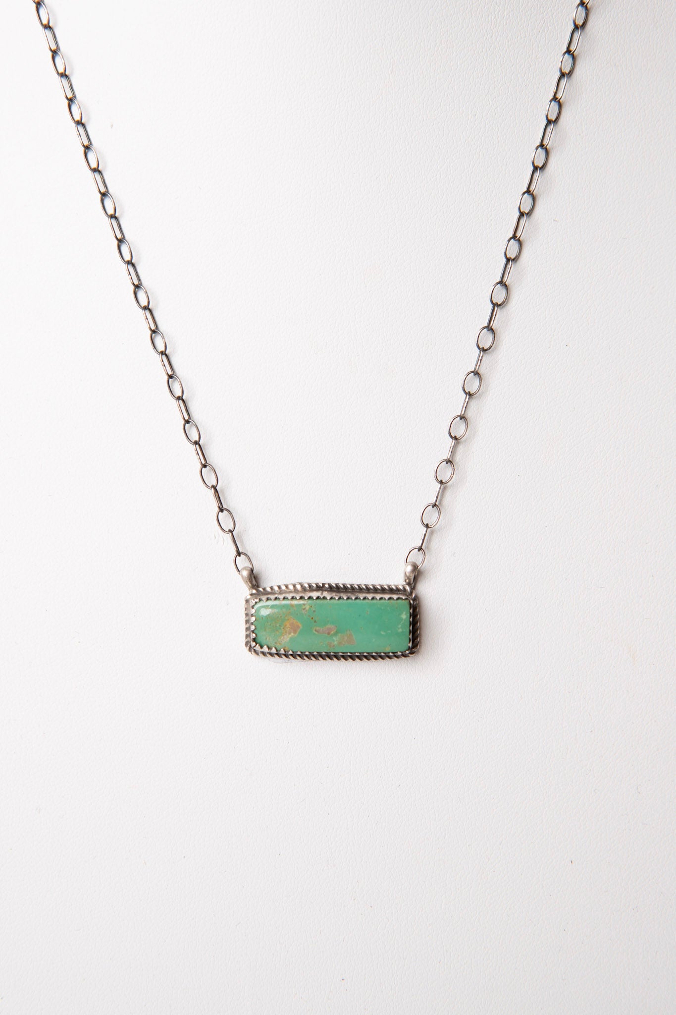 Sterling Silver Golden Vein Necklace