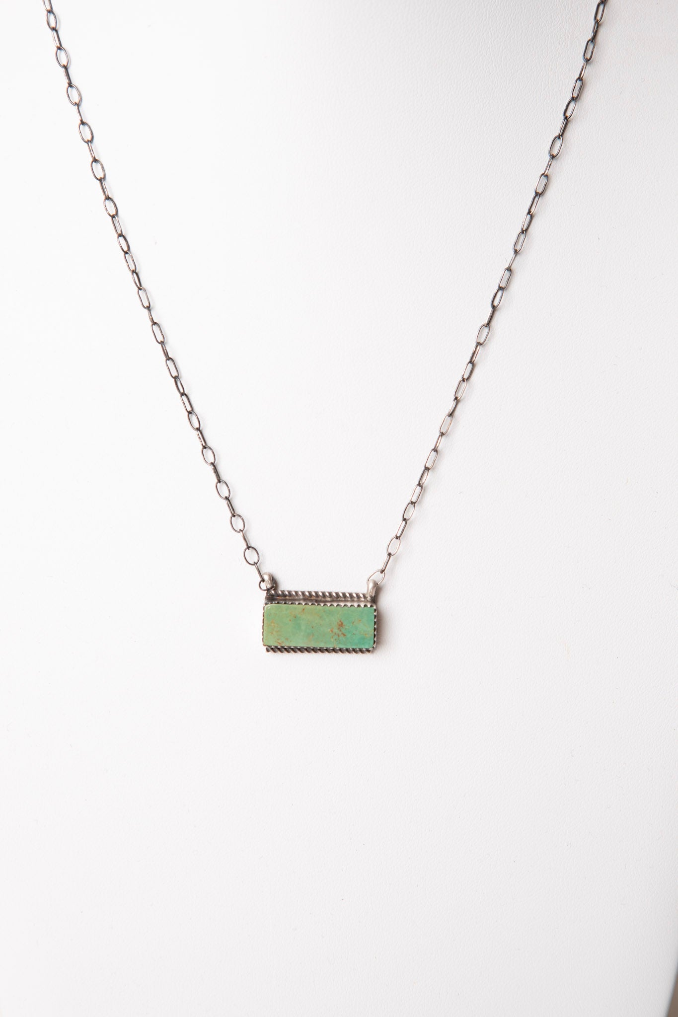 Sterling Silver Golden Vein Necklace