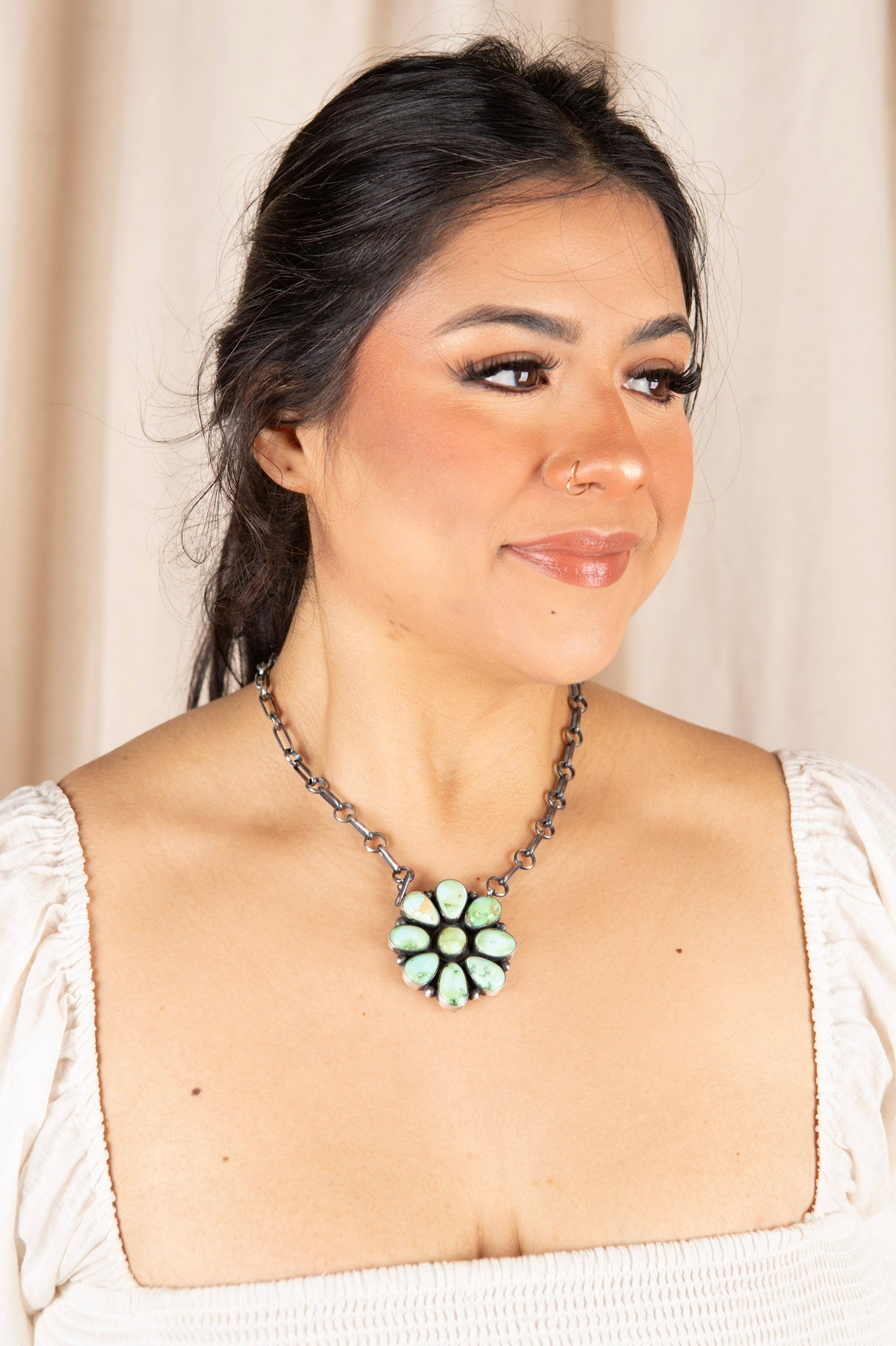 Sonoran Gold Sunflower Necklace