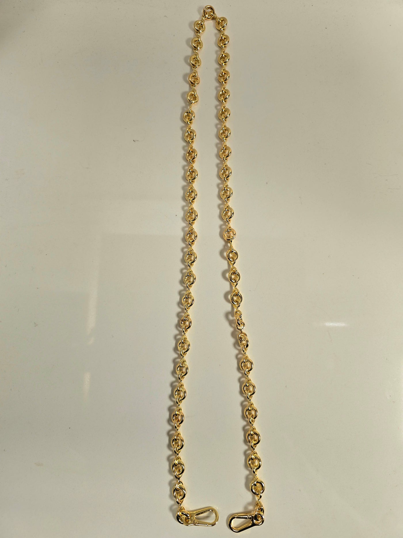 Round Chunky Gold Chain Strap