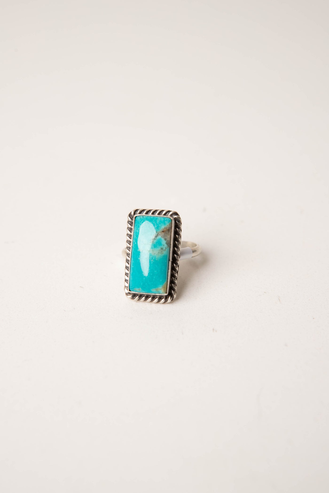Sterling Silver Turquoise Adjustable Ring