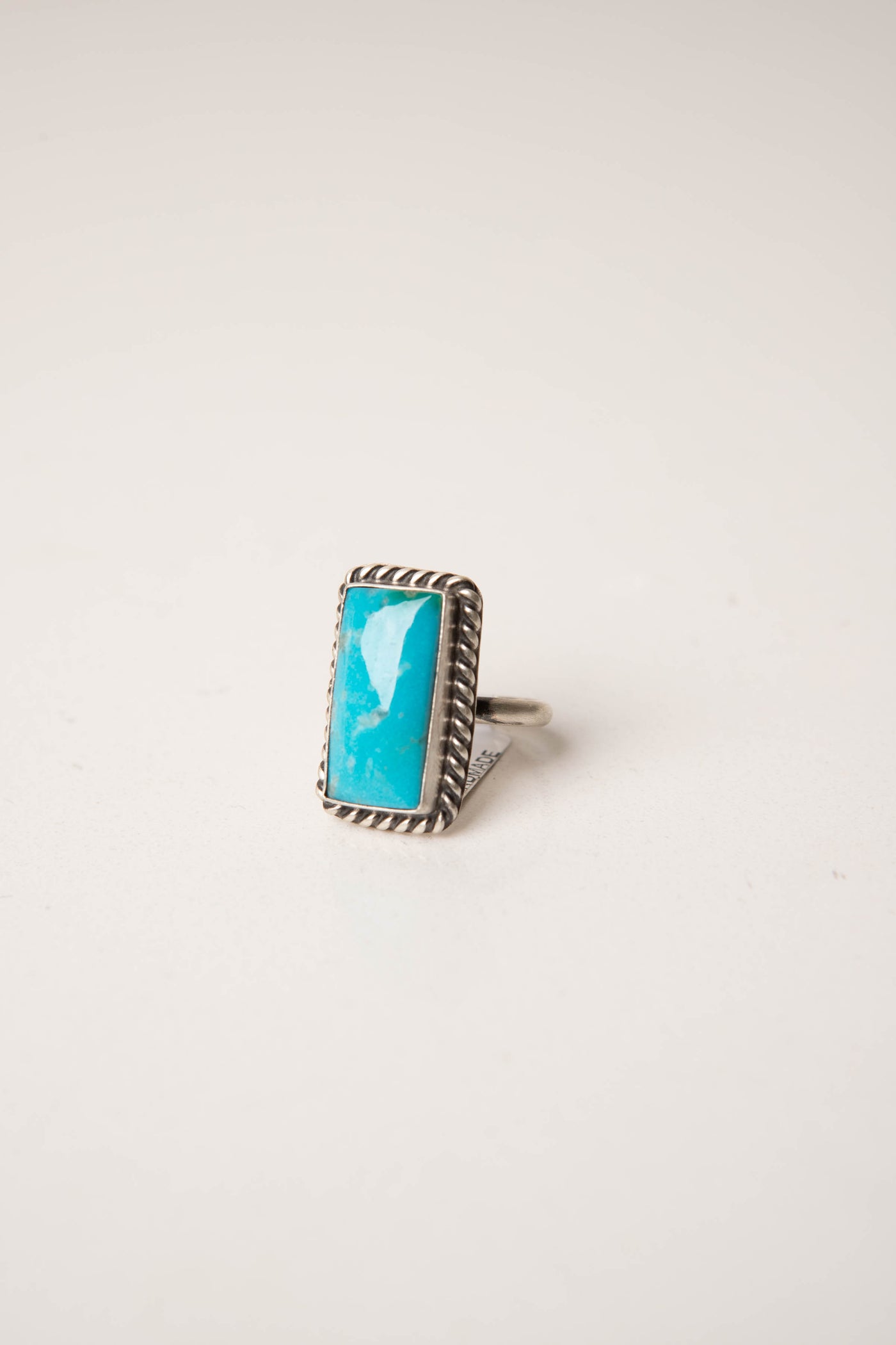 Sterling Silver Turquoise Adjustable Ring