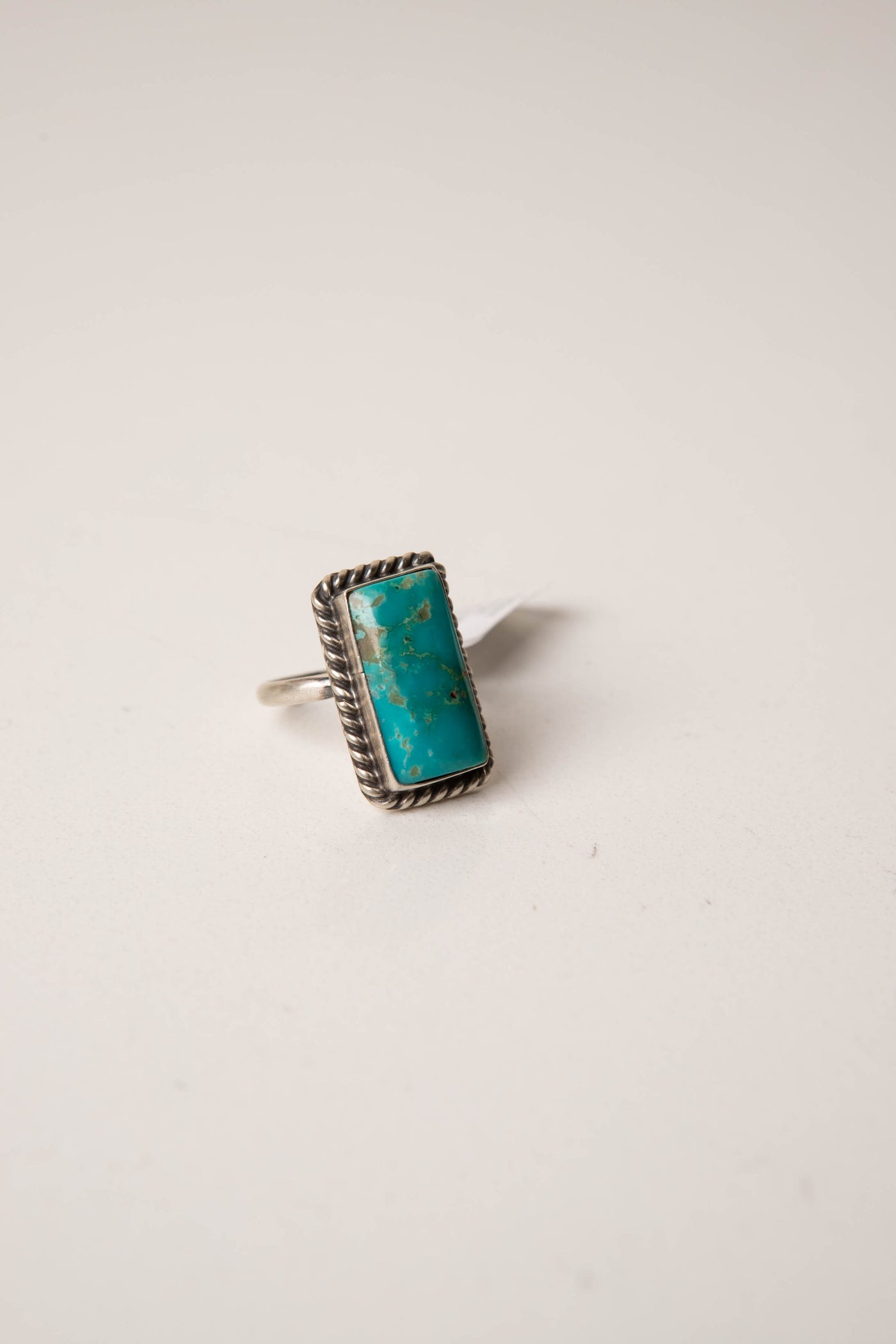 Sterling Silver Turquoise Adjustable Ring