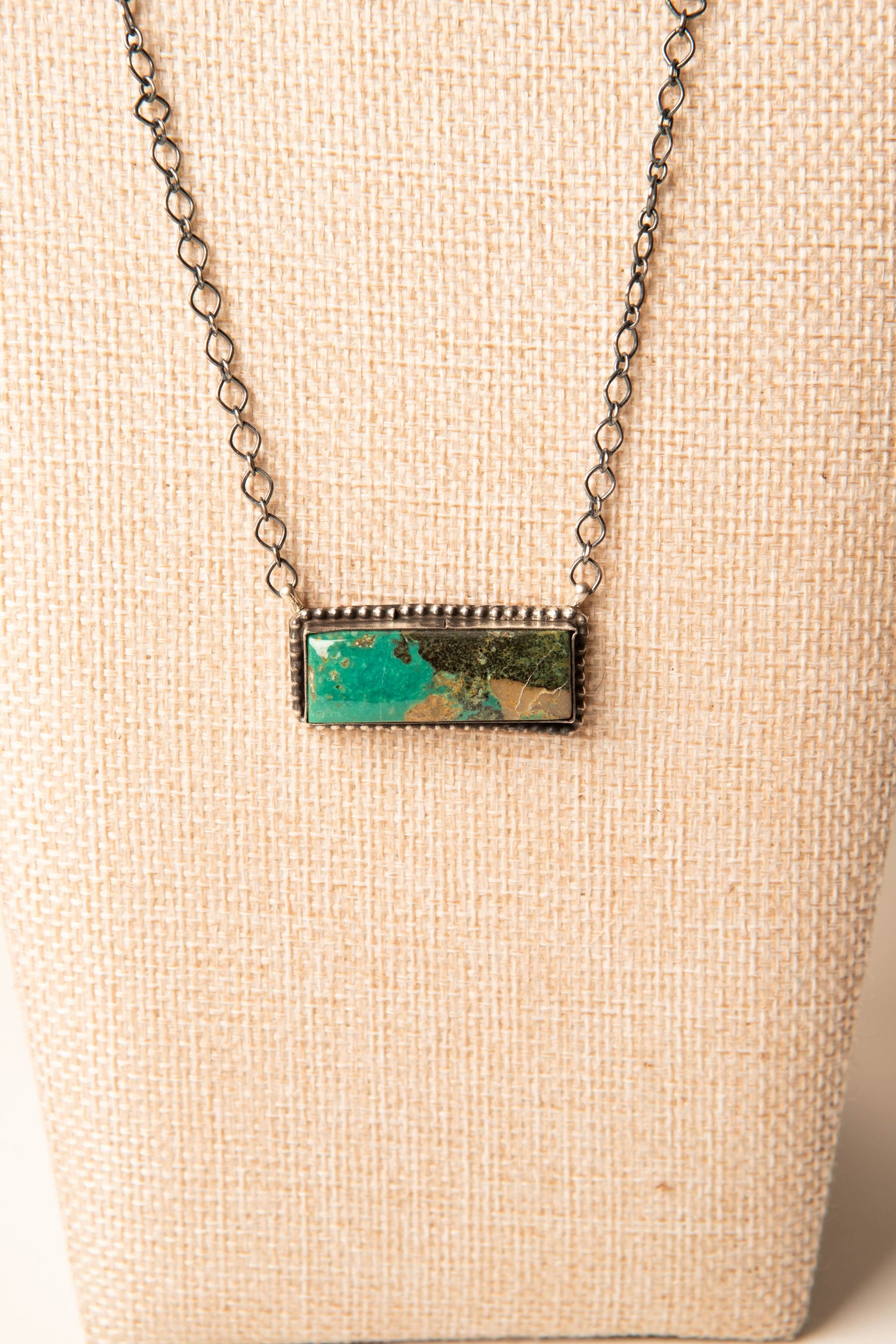 Sterling Silver Kingman Turquoise Desert Necklace