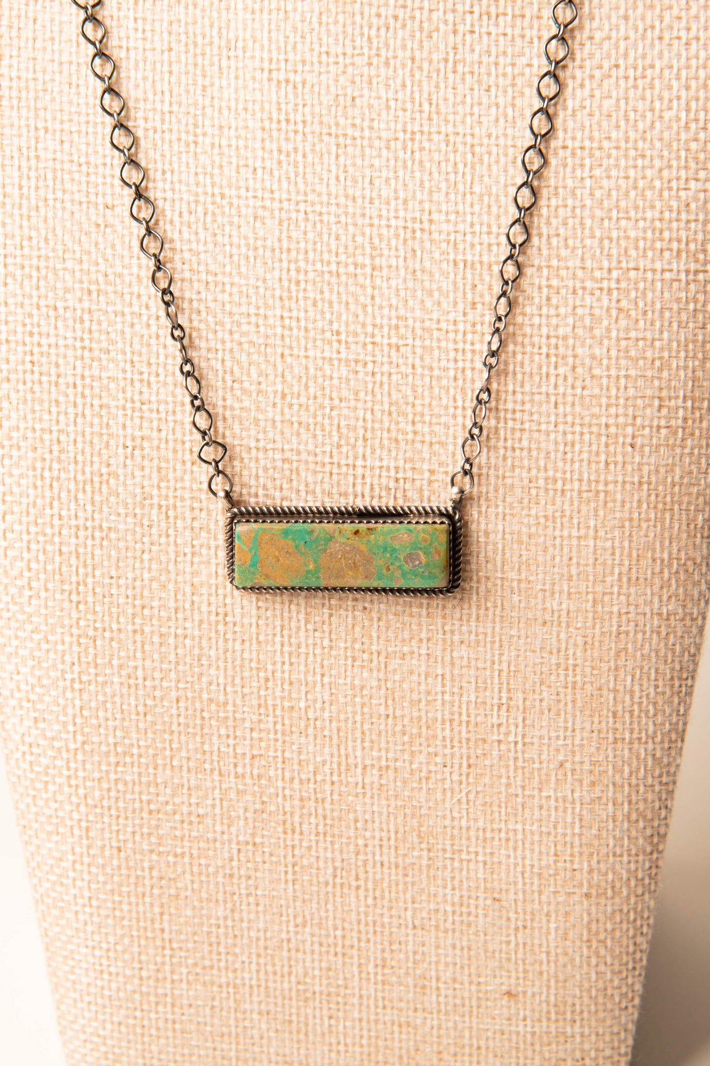 Sterling Silver Kingman Turquoise Desert Necklace