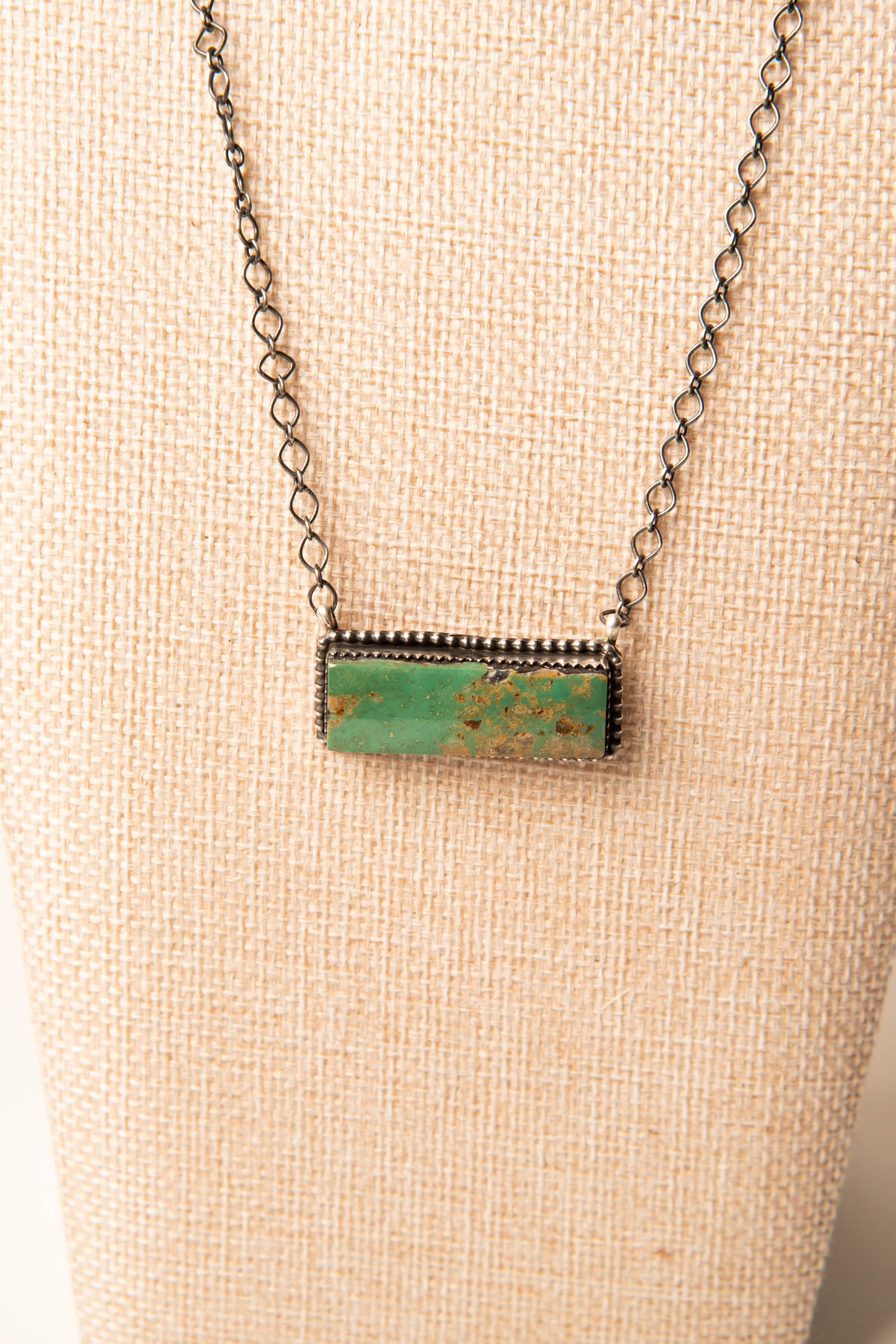 Sterling Silver Kingman Turquoise Desert Necklace