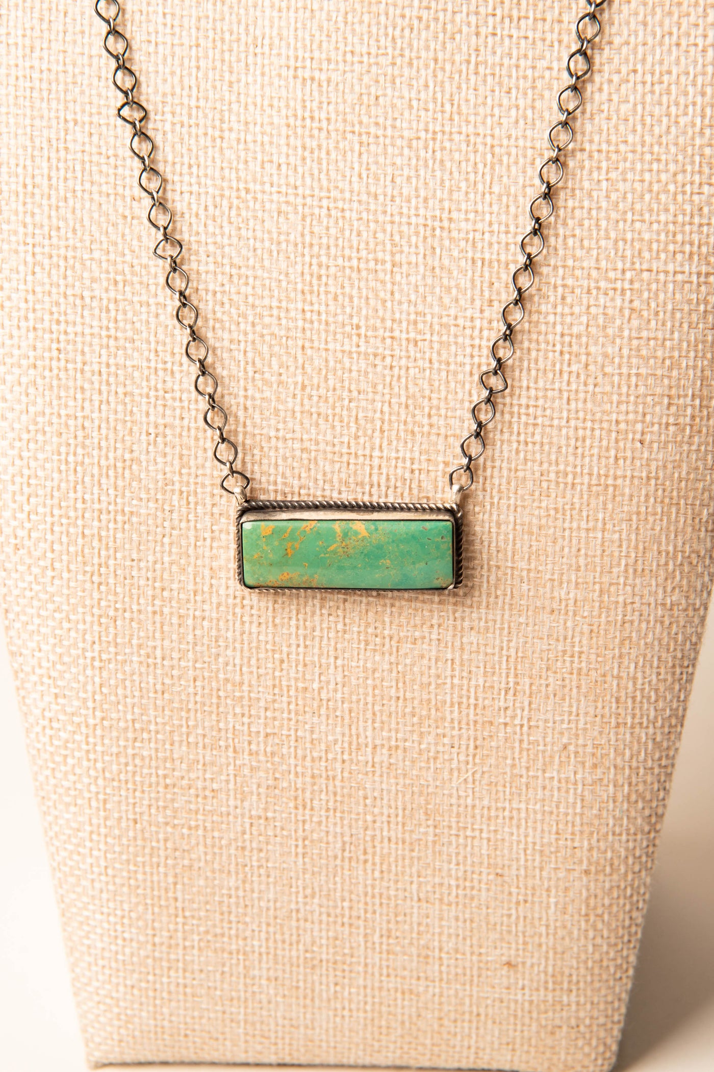 Sterling Silver Kingman Turquoise Desert Necklace