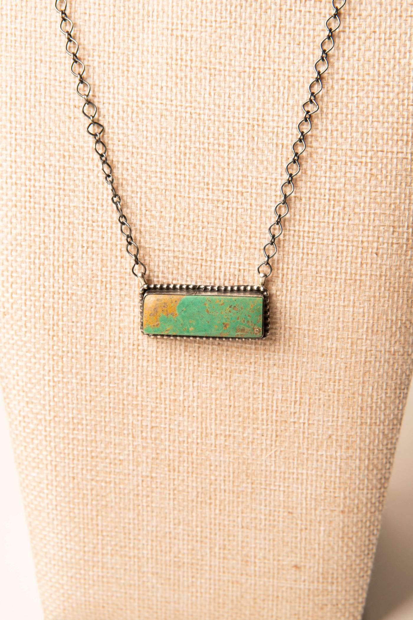 Sterling Silver Kingman Turquoise Desert Necklace