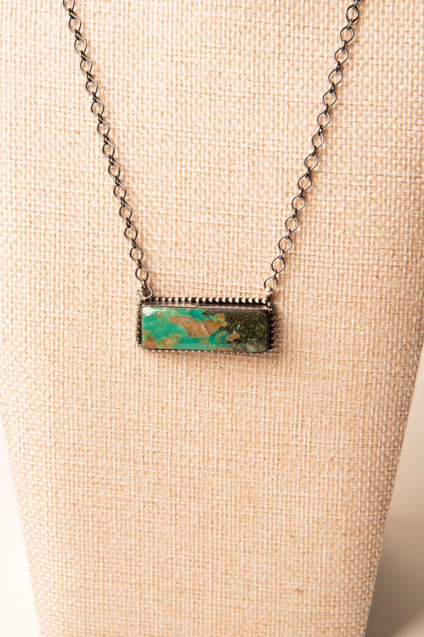 Sterling Silver Kingman Turquoise Desert Necklace
