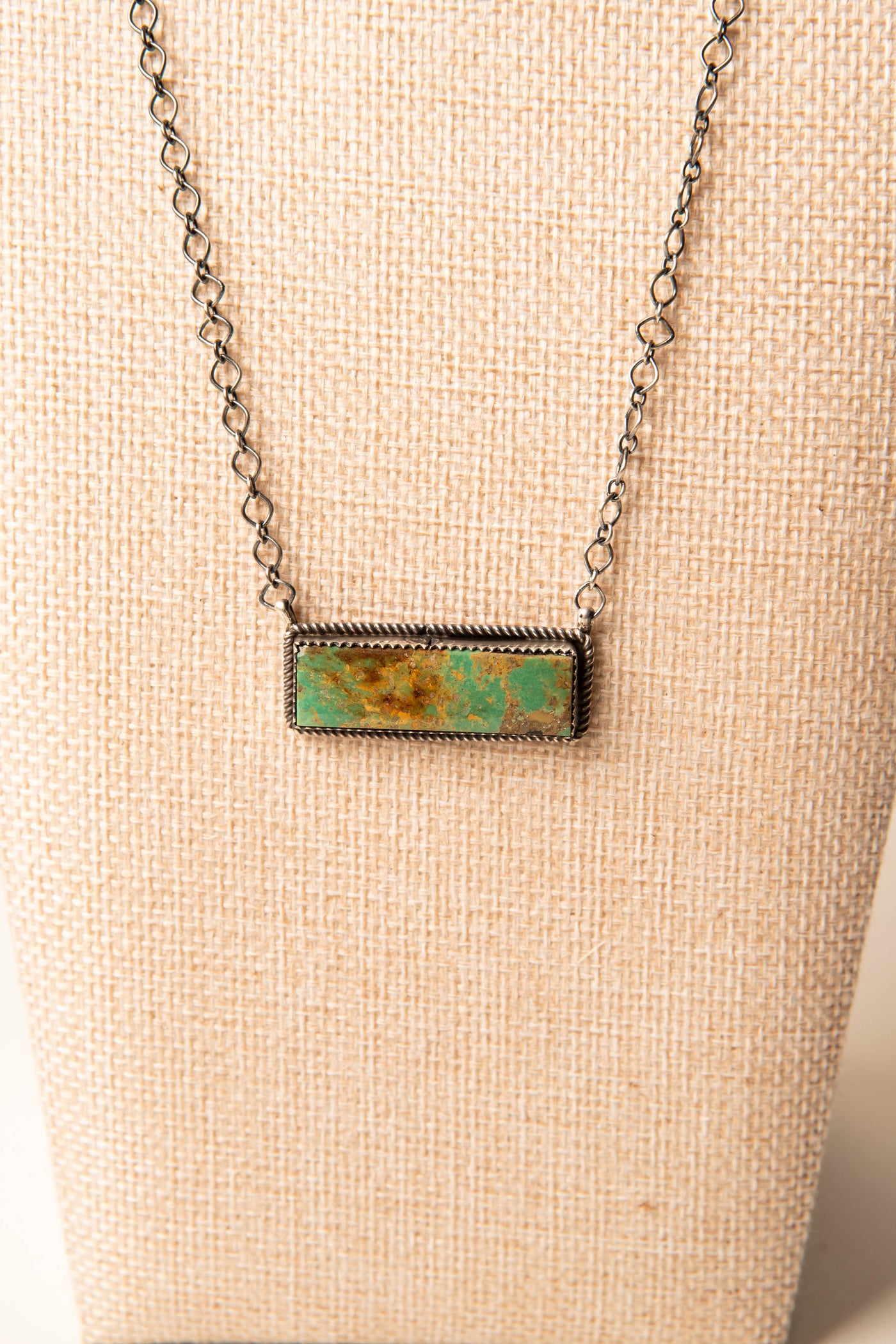 Sterling Silver Kingman Turquoise Desert Necklace