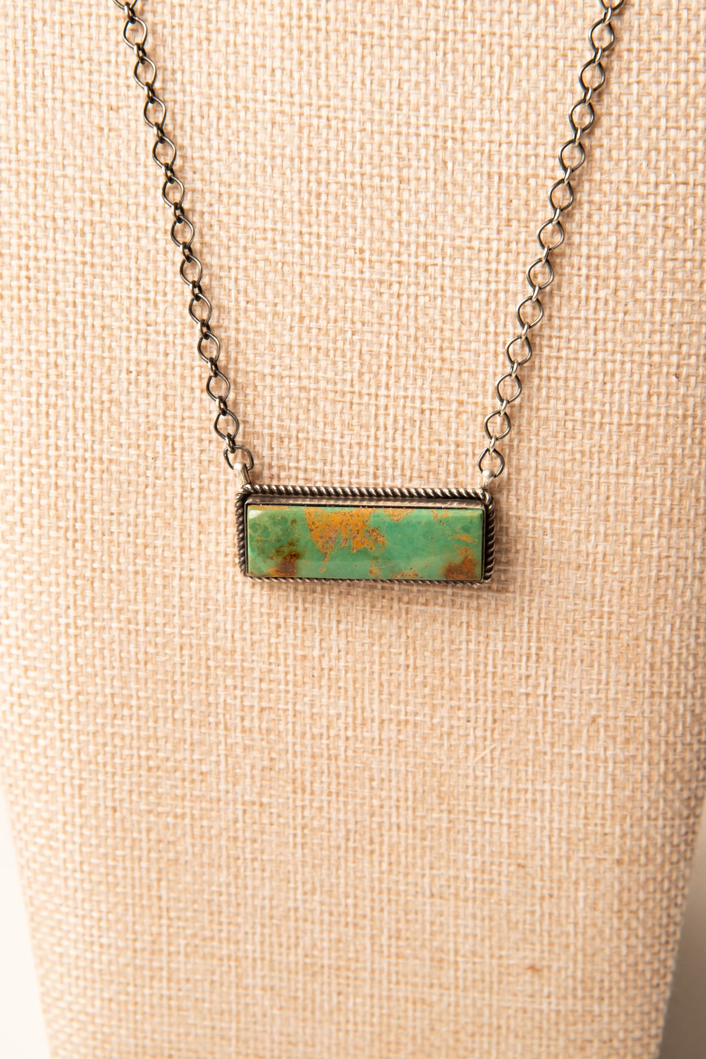 Sterling Silver Kingman Turquoise Desert Necklace