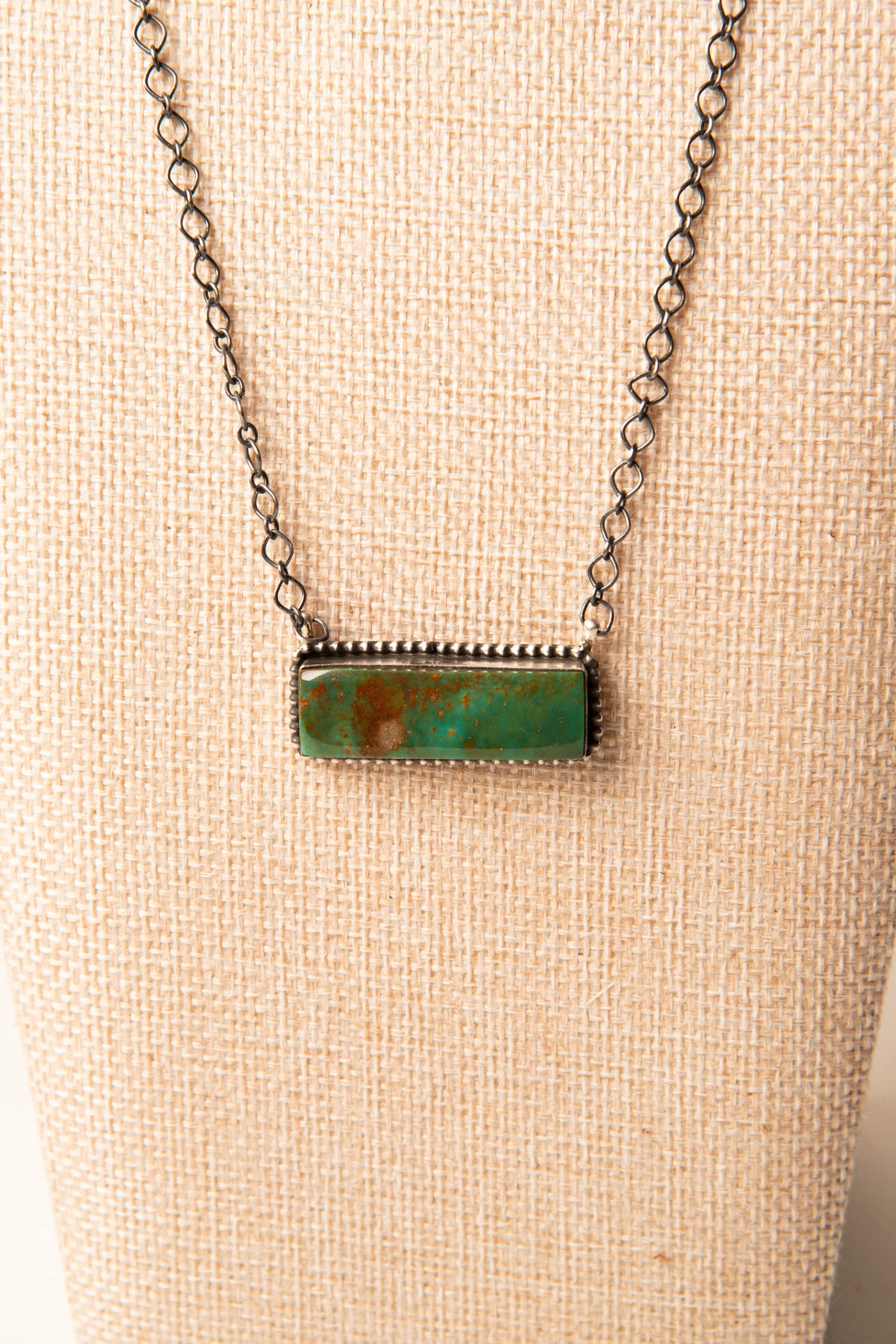 Sterling Silver Kingman Turquoise Desert Necklace