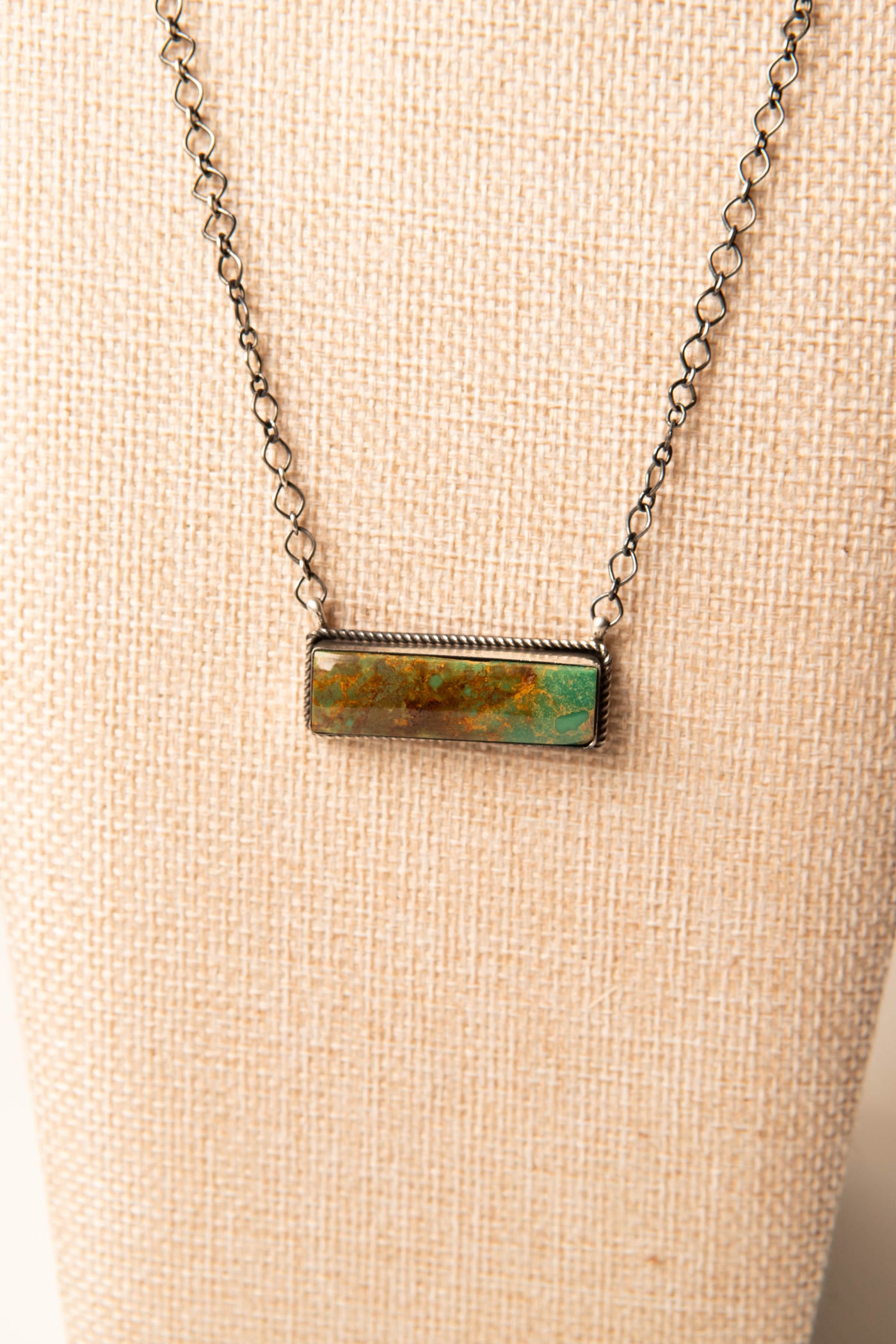 Sterling Silver Kingman Turquoise Desert Necklace