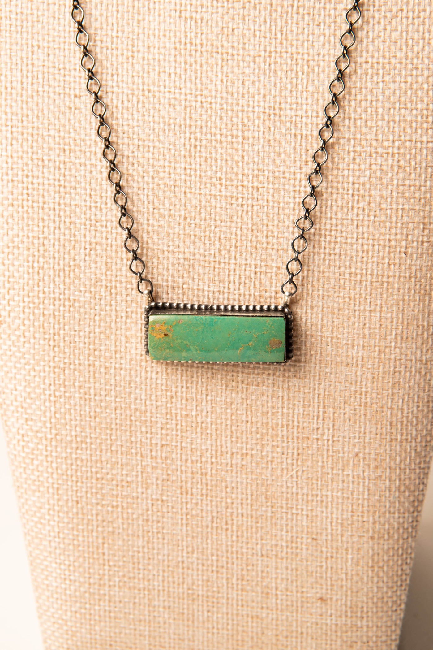 Sterling Silver Kingman Turquoise Desert Necklace