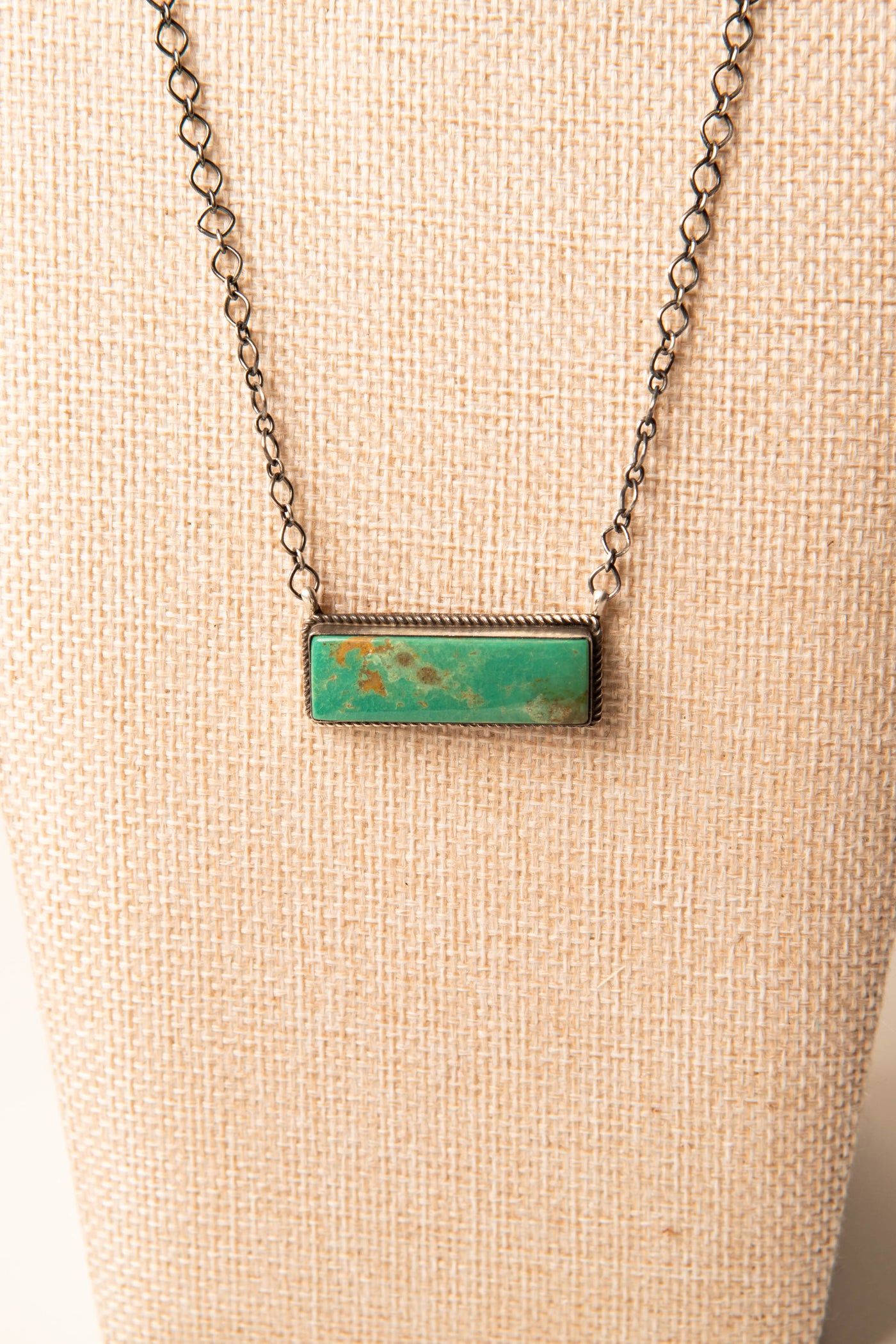 Sterling Silver Kingman Turquoise Desert Necklace