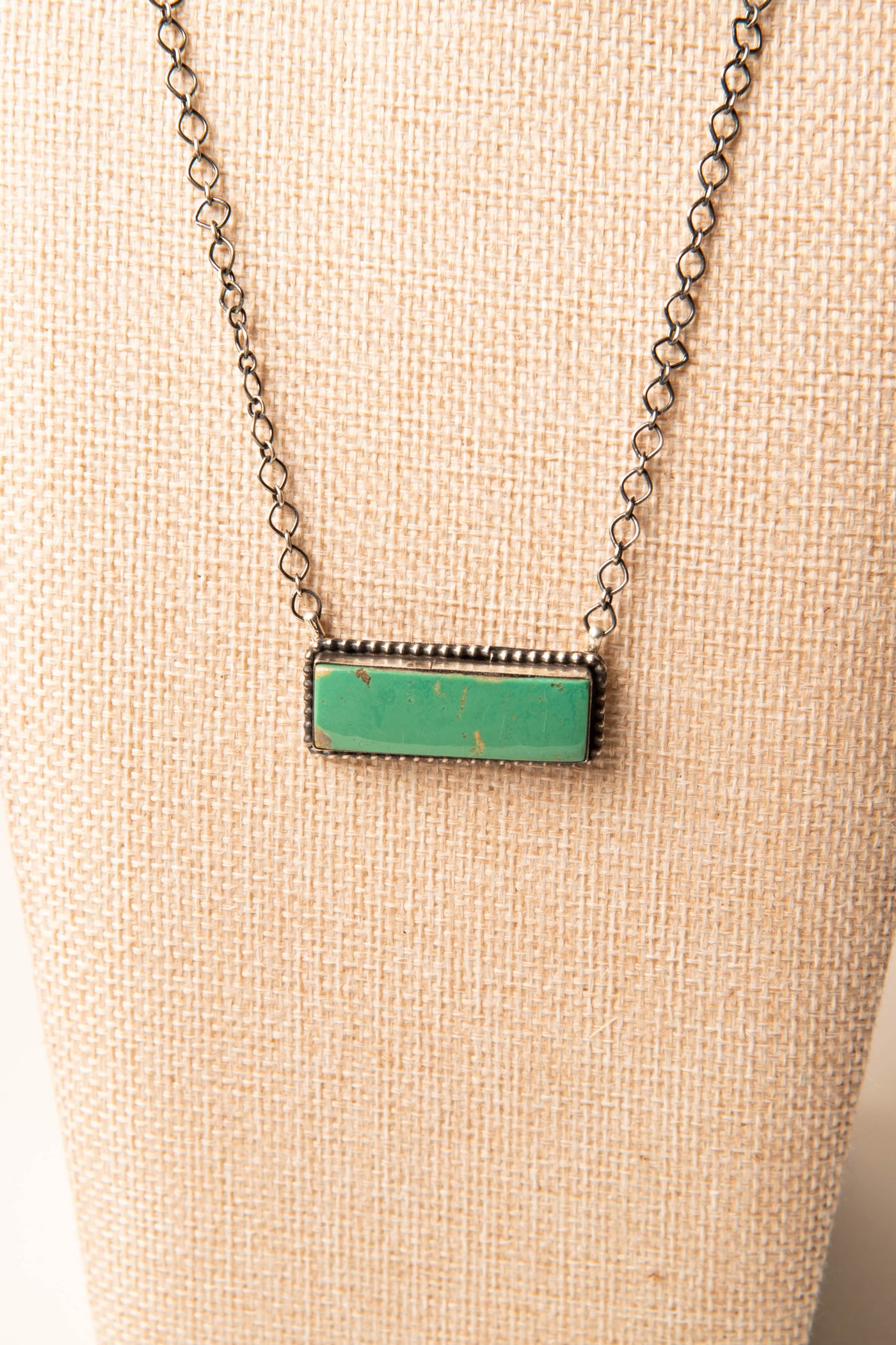 Sterling Silver Kingman Turquoise Desert Necklace