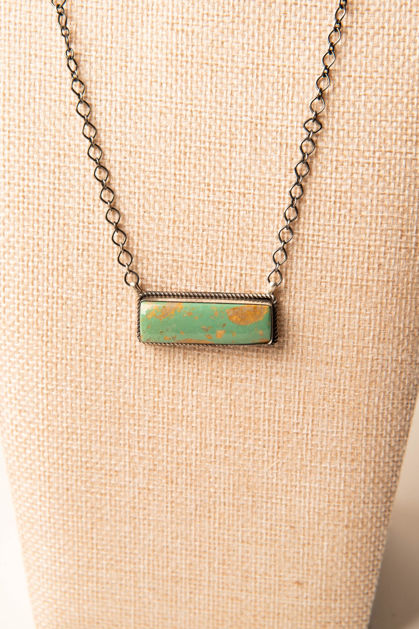 Sterling Silver Kingman Turquoise Desert Necklace