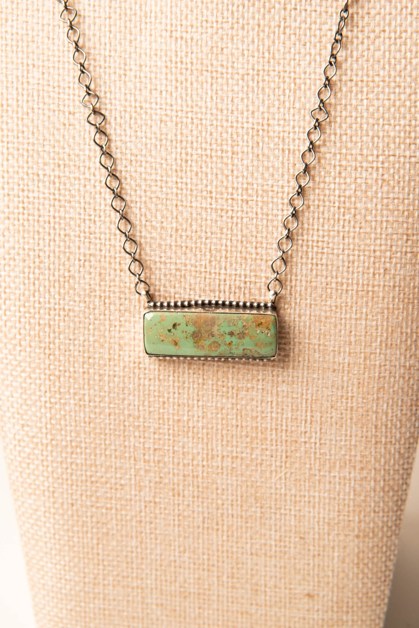 Sterling Silver Kingman Turquoise Desert Necklace