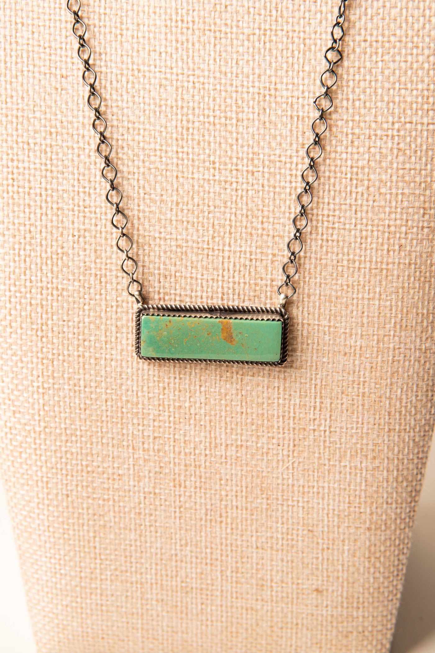 Sterling Silver Kingman Turquoise Desert Necklace