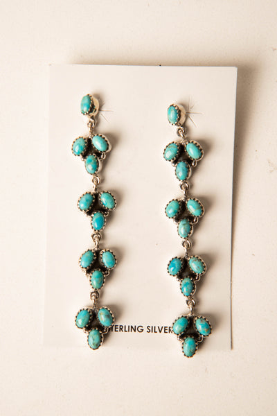 Kingsman Turquoise Boho Blue Earrings
