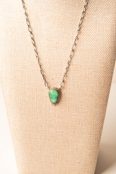 Sterling Silver Sonoran Gold Turquoise Necklace