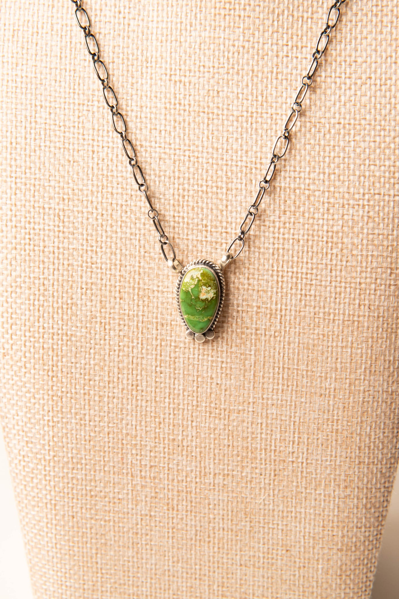 Sterling Silver Sonoran Gold Turquoise Necklace