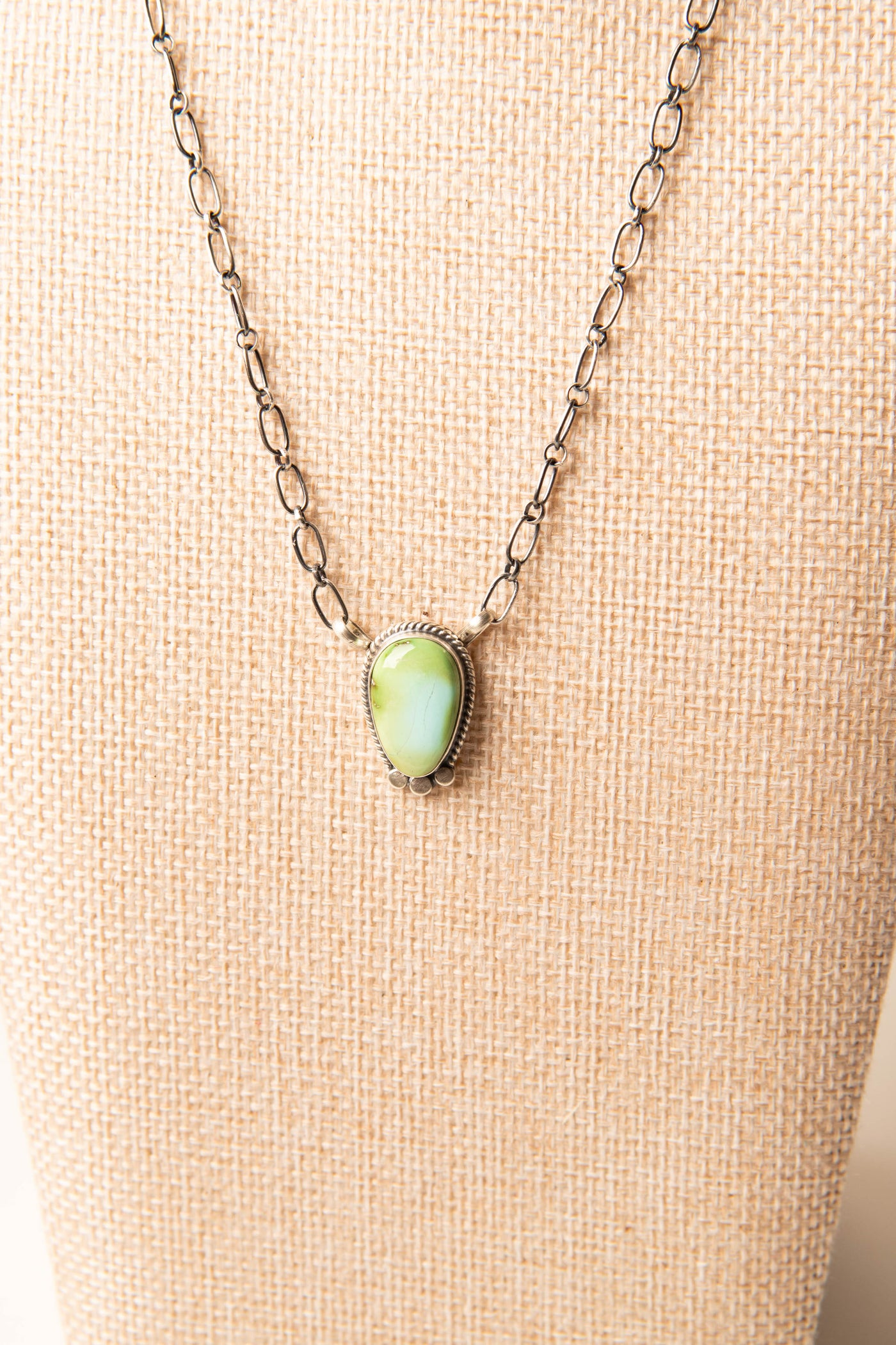 Sterling Silver Sonoran Gold Turquoise Necklace