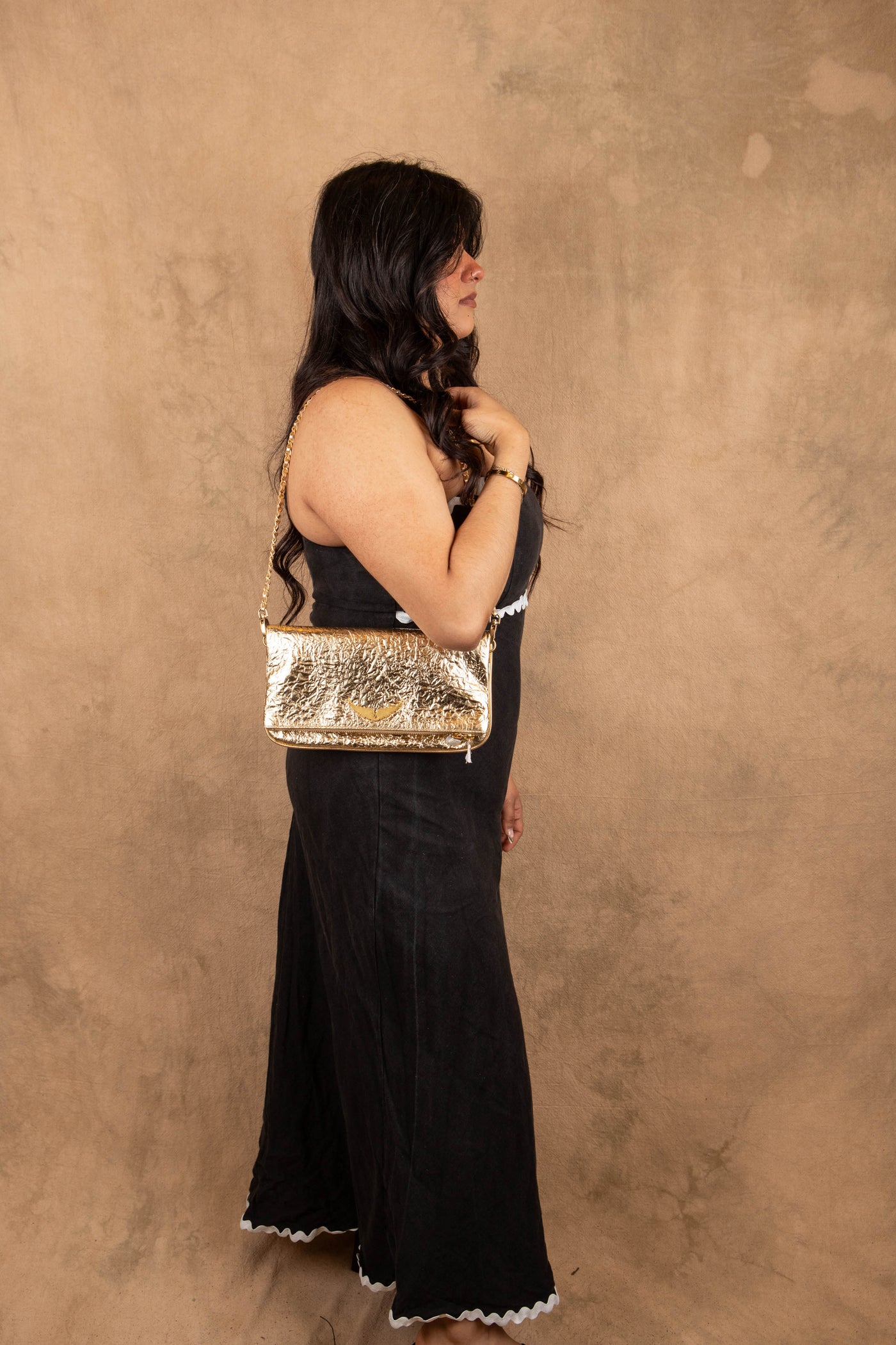 Zadig & Voltaire Gold Clutch