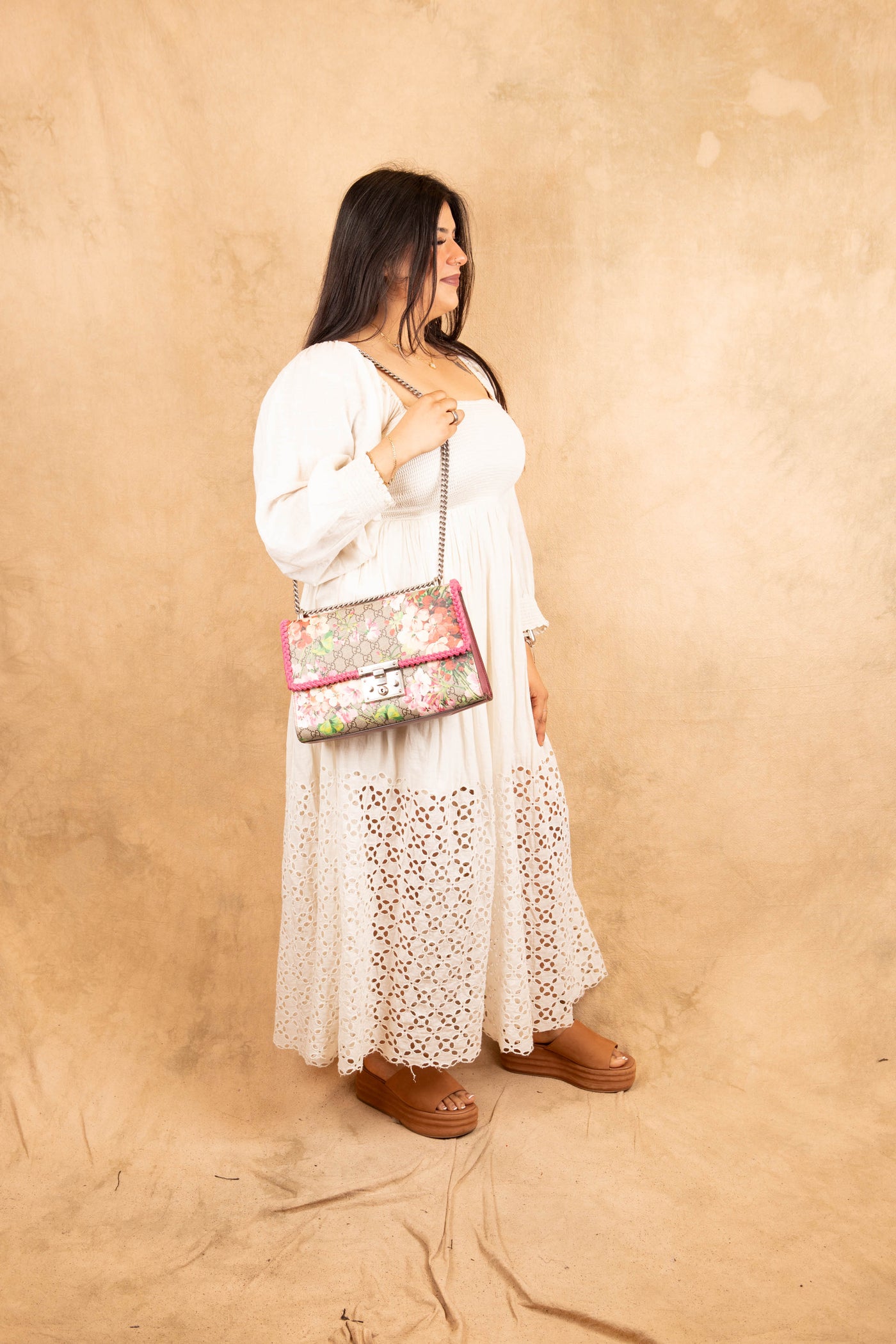 Gucci Floral Padlock