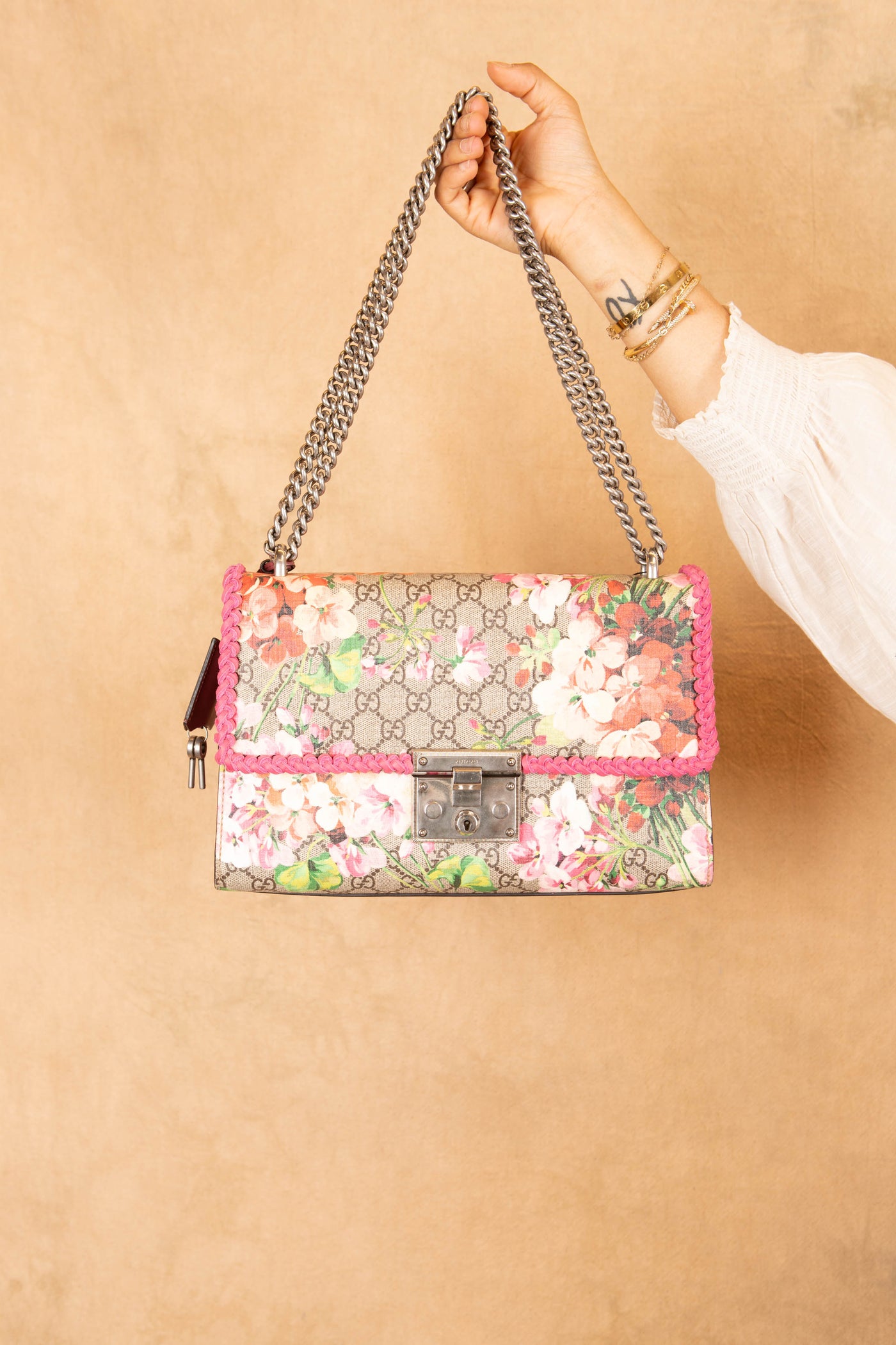 Gucci Floral Padlock