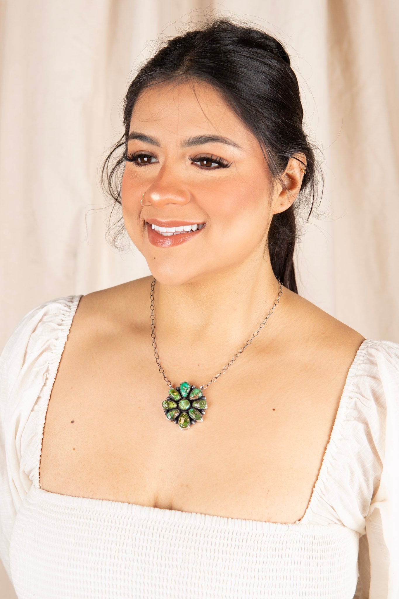 Sonoran Gold Sunflower Necklace