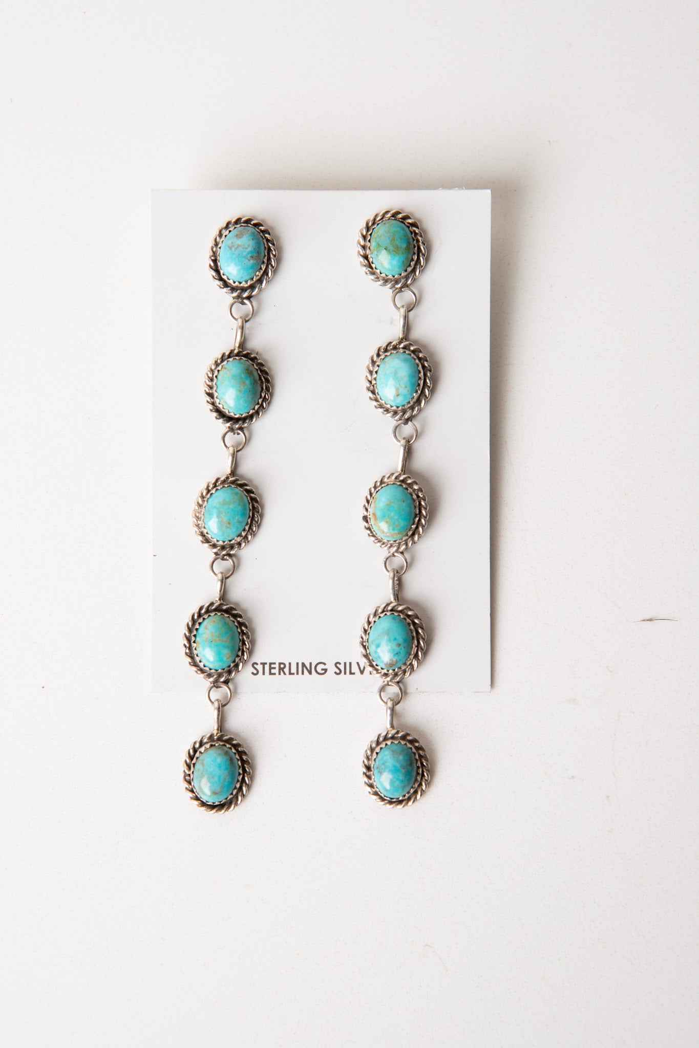 Kingman 4 & 5 Stone Drop Earrings