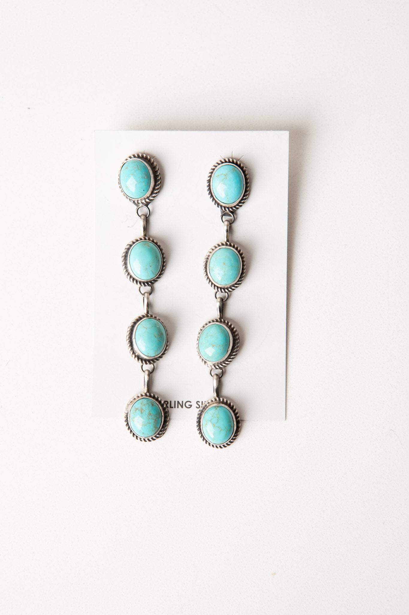 Kingman 4 & 5 Stone Drop Earrings