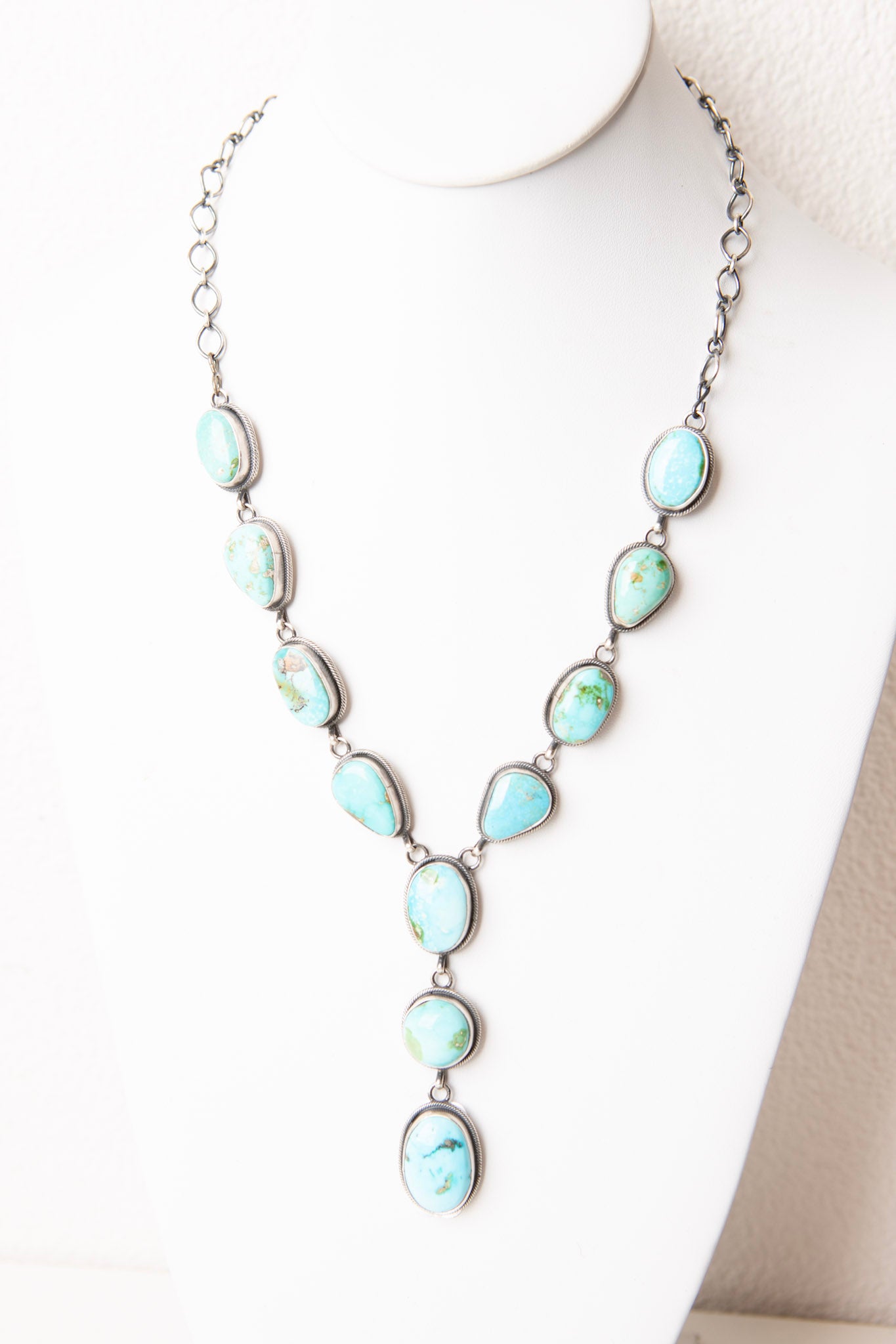 Sterling Silver Skyfall Lariat Necklace and Earring Set