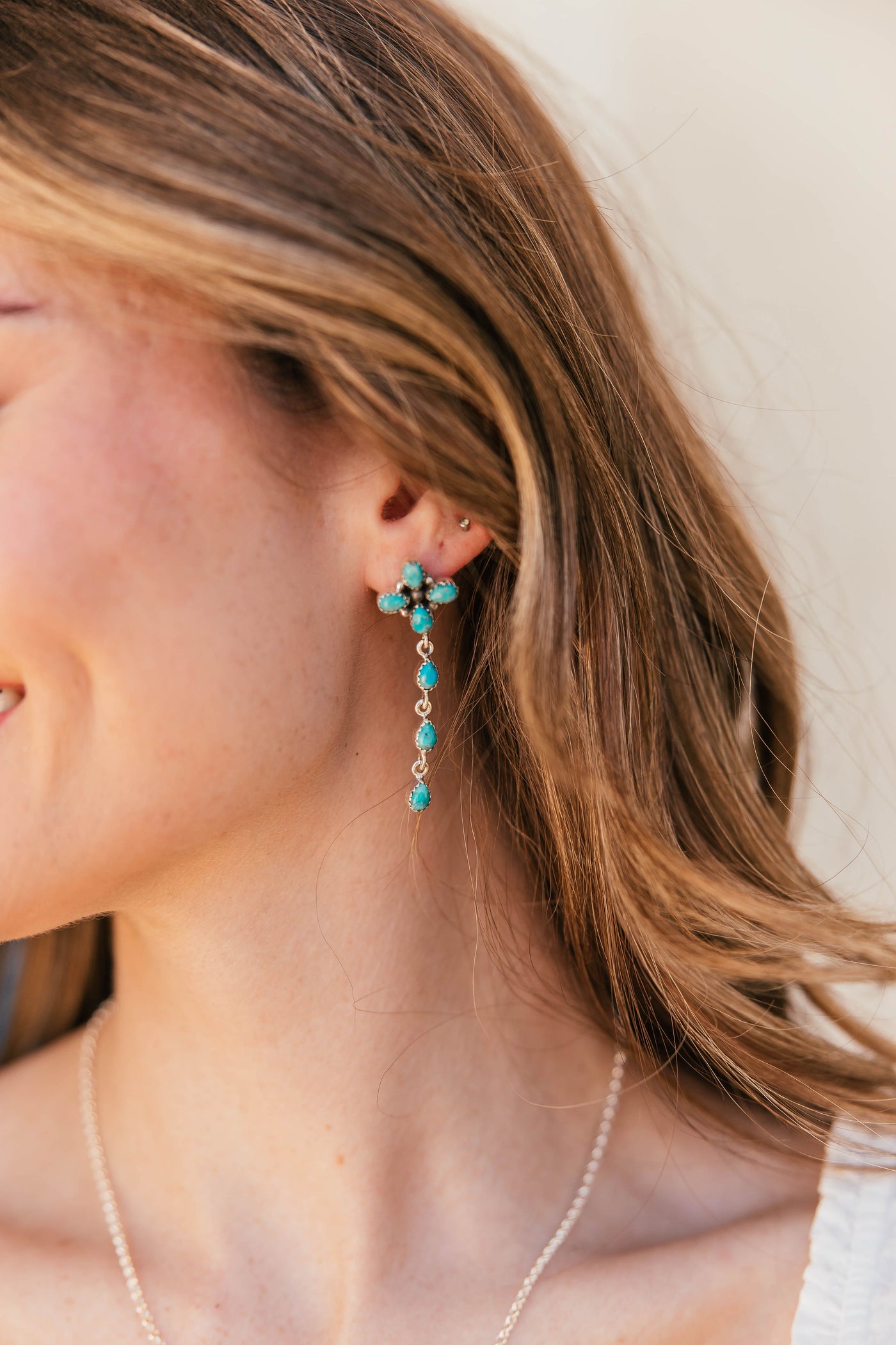 Kingsman Turquoise Vine Drop Earrings