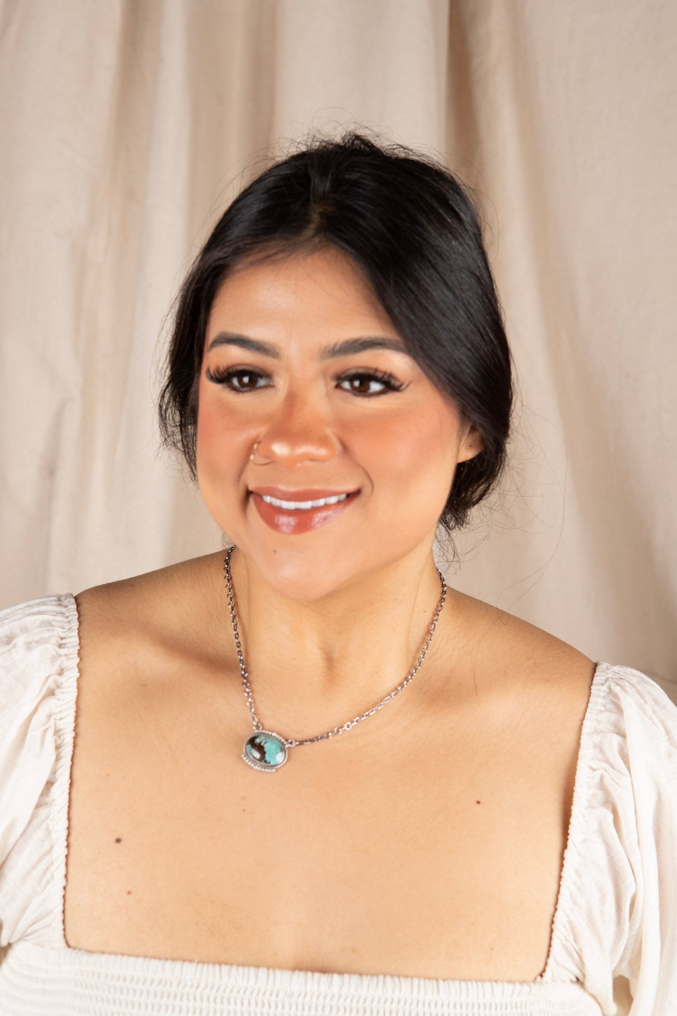 Red River Turquoise Oval Necklace