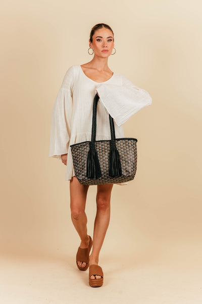 Positano Noir Tote