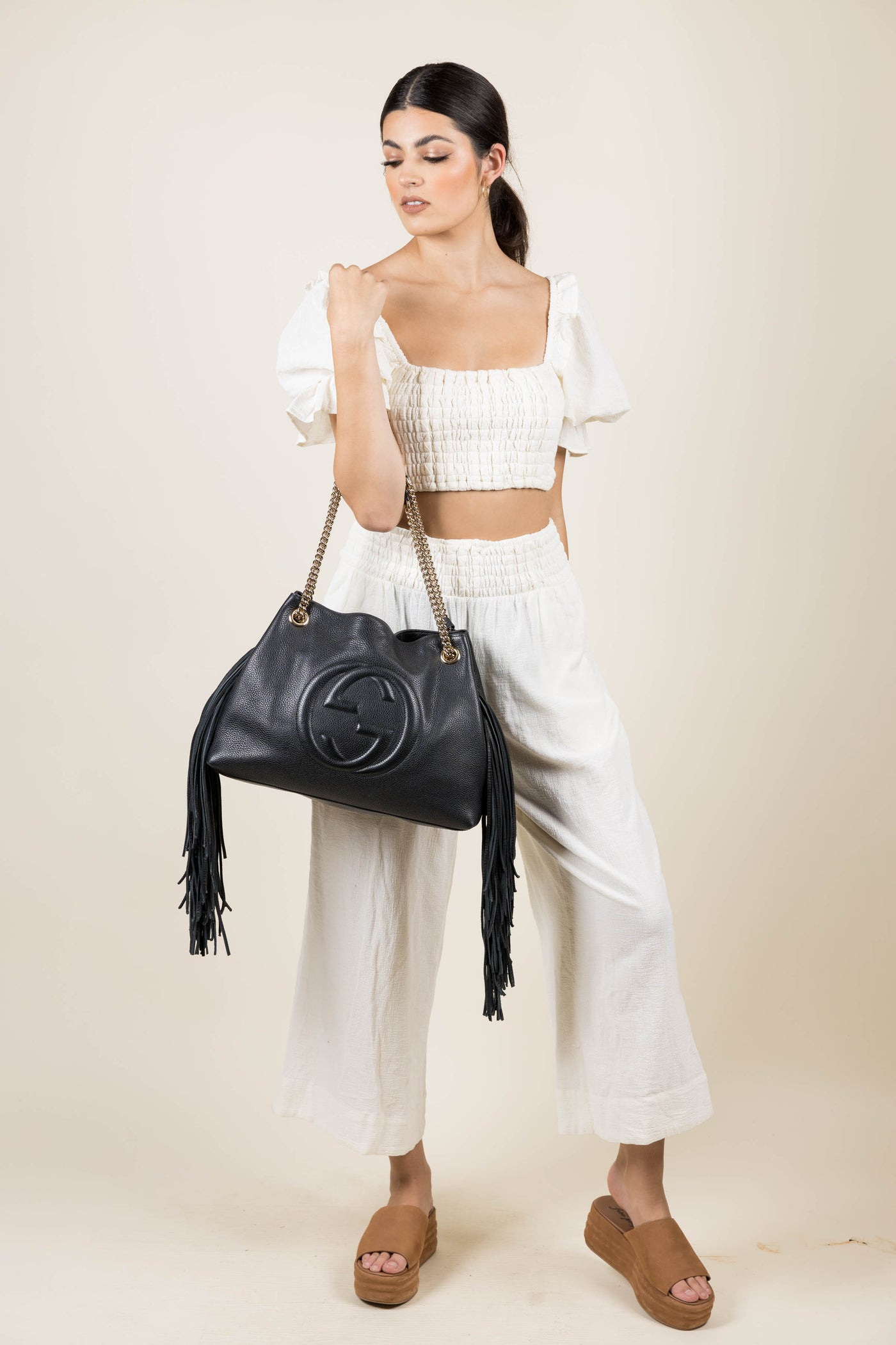 Black Gucci Soho Tote