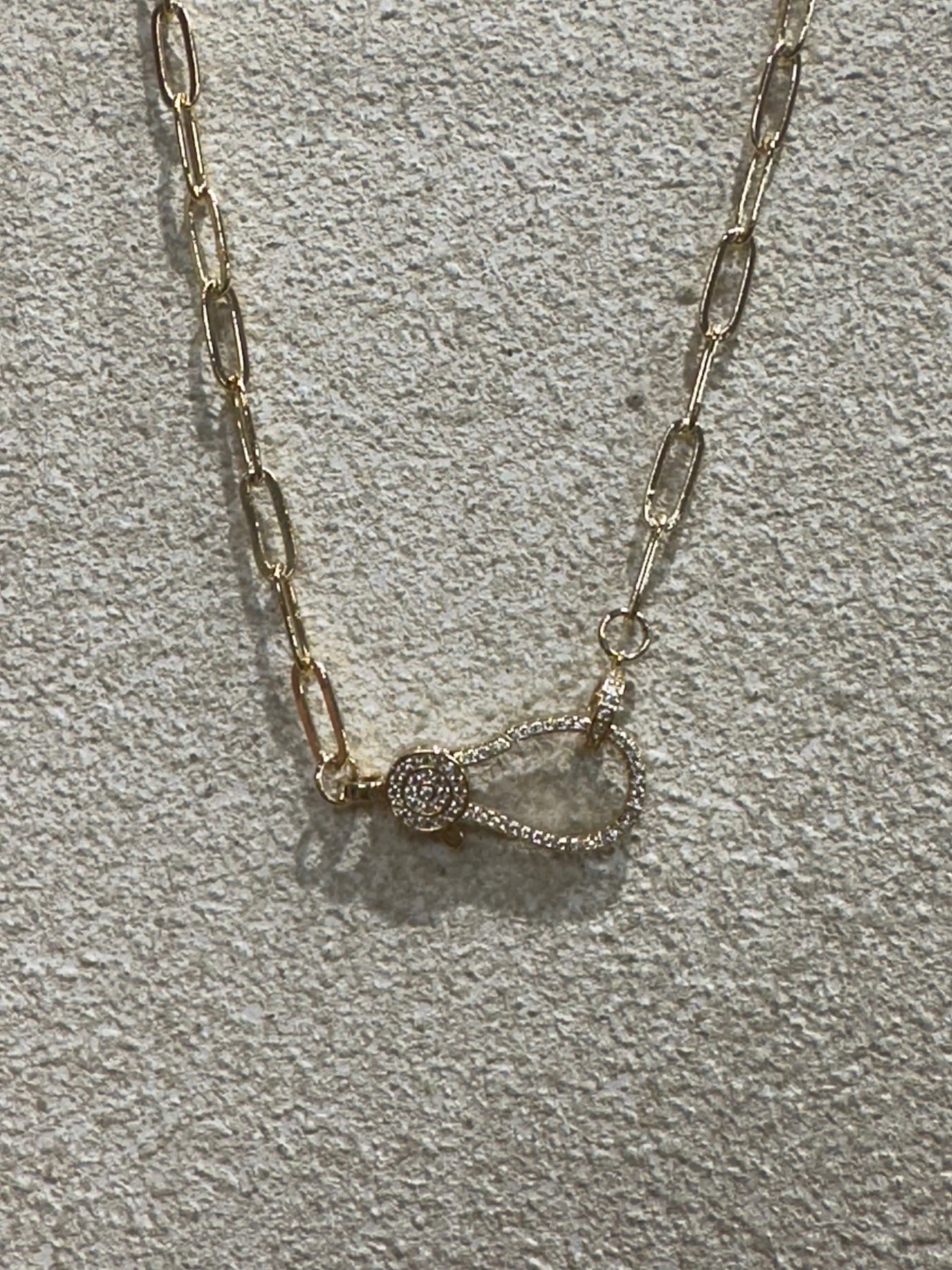 Pavé Luxe Chain Necklace
