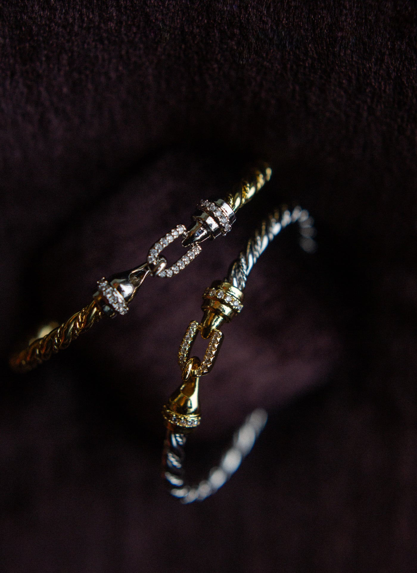 Dixie Two-tone Bangle