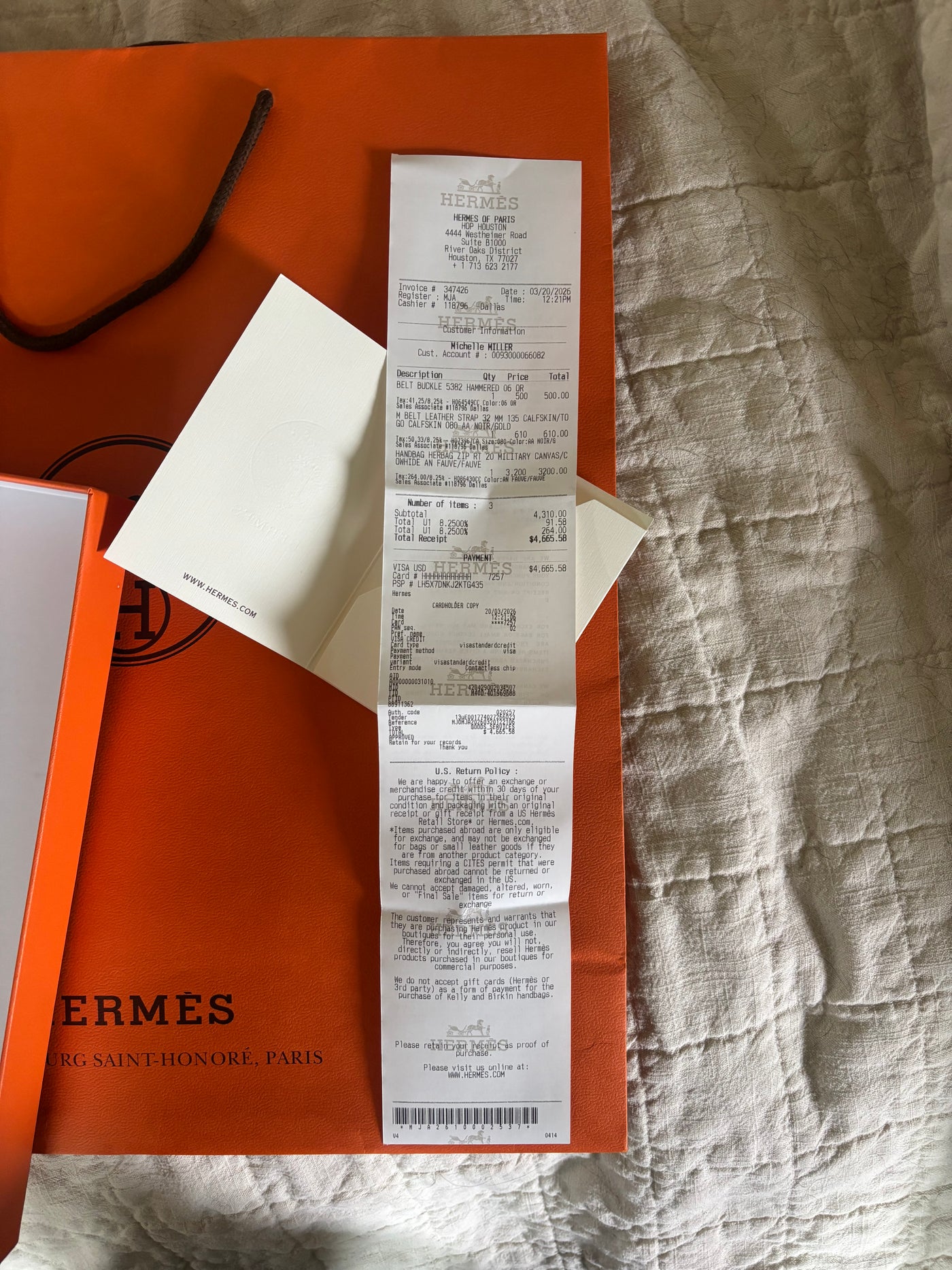 Hermēs Herbag Zip 20 Bag