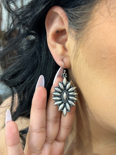 Sterling Silver Starlight Drop Earrings